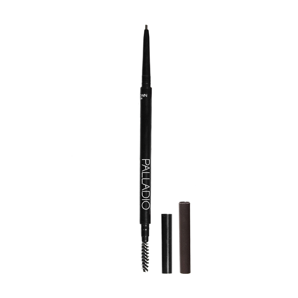 Олівець для брів Palladio Brow Definer Micro Pencil, MBR04 Black Brown, 0.045 г